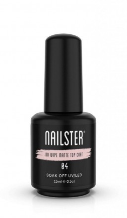 Nailster Top Coat No-Wipe Matte 15ml